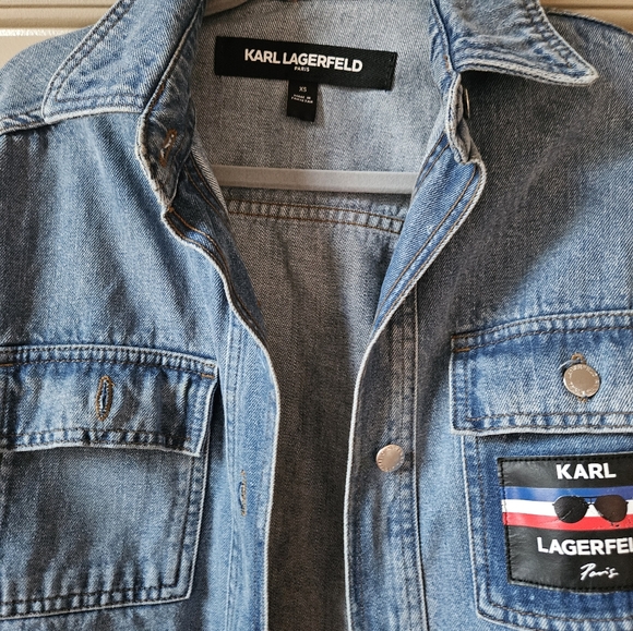 Karl Lagerfeld jean jacket - Picture 2 of 3